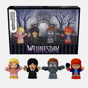 Fisher-Price Little People Wednesday Addams Family Figurine Set-Sealed